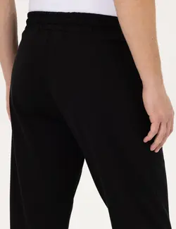 شلوار راحتی مردانه نخی معمولی سیاه پیرکاردین