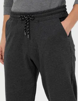 شلوار راحتی مردانه نخی معمولی خاکستری ملانژ پیرکاردین