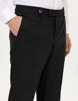 شلوار مردانه جذب زغالی پیرکاردین