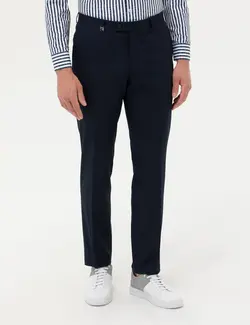 شلوار مردانه جذب سرمه ای پیرکاردین