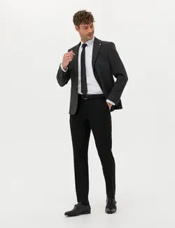 شلوار مردانه جذب سیاه پیرکاردین