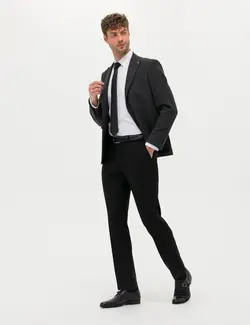 شلوار مردانه جذب سیاه پیرکاردین