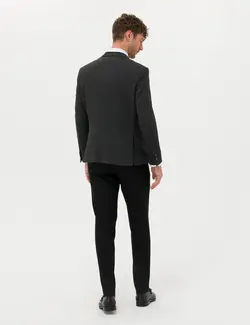 شلوار مردانه جذب سیاه پیرکاردین