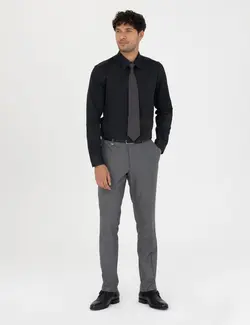 شلوار مردانه جذب خاکستری پیرکاردین