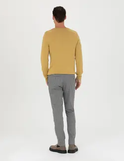 شلوار مردانه راه جیبدار جذب خاکستری پیرکاردین