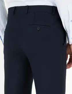 شلوار مردانه طرحدار جیبدار جذب سرمه ای پیرکاردین