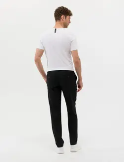 شلوار مردانه طرحدار جذب سیاه پیرکاردین