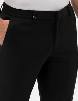 شلوار مردانه طرحدار جذب سیاه پیرکاردین