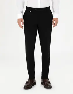 شلوار مردانه طرحدار جذب سیاه پیرکاردین