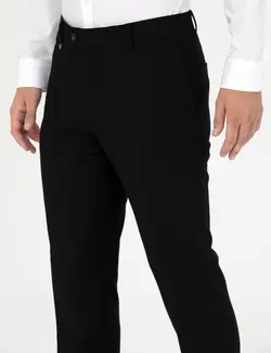 شلوار مردانه طرحدار جذب سیاه پیرکاردین