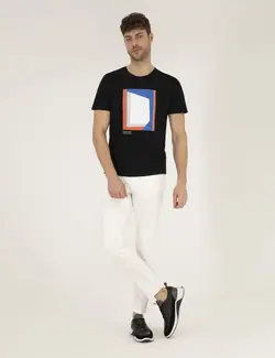 شلوار جین مردانه جذب بژ پیرکاردین