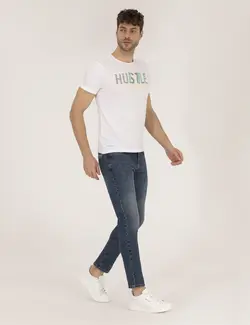 شلوار جین مردانه جذب آبی پیرکاردین