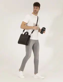 شلوار جین مردانه جذب خاکستری روشن پیرکاردین