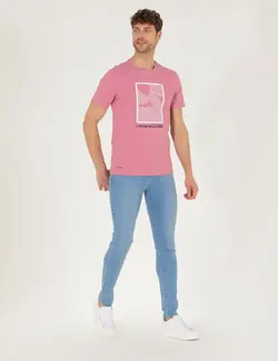 شلوار جین مردانه جذب آبی روشن پیرکاردین