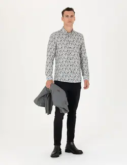 شلوار جین مردانه جذب سیاه پیرکاردین