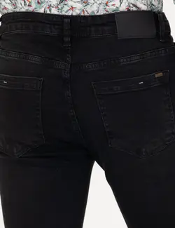 شلوار جین مردانه جذب سیاه پیرکاردین