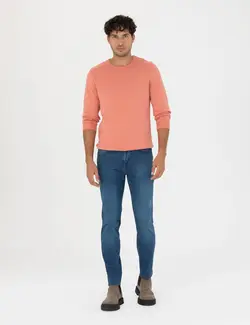 شلوار جین مردانه جذب آبی پیرکاردین