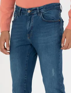 شلوار جین مردانه جذب آبی پیرکاردین