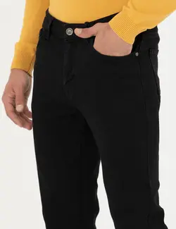 شلوار جین مردانه جذب سیاه پیرکاردین