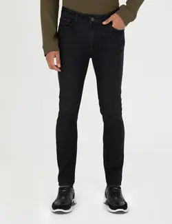 شلوار جین مردانه جذب سیاه پیرکاردین