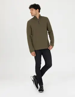 شلوار جین مردانه جذب سیاه پیرکاردین