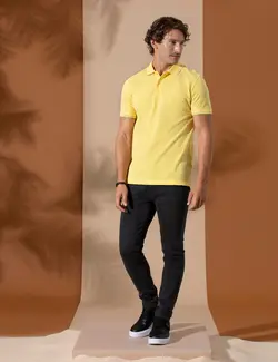 شلوار جین مردانه جذب زغالی پیرکاردین