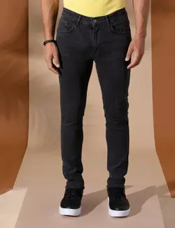 شلوار جین مردانه جذب زغالی پیرکاردین