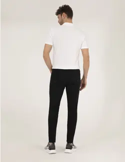 شلوار جین مردانه جذب سیاه پیرکاردین