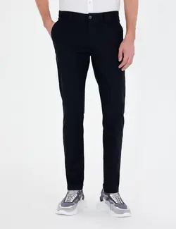 شلوار کتان و پارچه ای مردانه جذب سرمه ای پیرکاردین