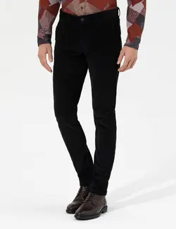 شلوار کتان و پارچه ای مردانه جیبدار جذب سیاه پیرکاردین