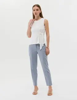 بلوز زنانه فرم A-Form بژ پیرکاردین