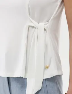 بلوز زنانه فرم A-Form بژ پیرکاردین