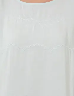 بلوز زنانه یقه کلاسیک آبی پیرکاردین