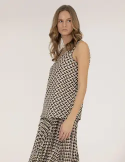 بلوز زنانه معمولی سیاه پیرکاردین