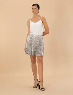 بلوز زنانه معمولی بژ پیرکاردین