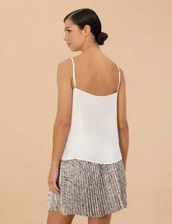 بلوز زنانه معمولی بژ پیرکاردین