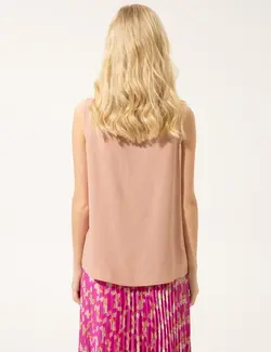 بلوز زنانه معمولی صورتی پودری پیرکاردین