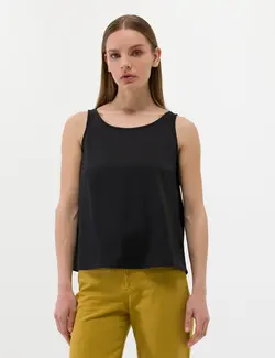 بلوز زنانه معمولی سیاه پیرکاردین