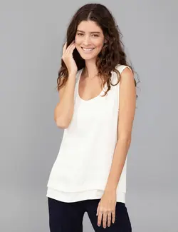 بلوز زنانه راحت بژ پیرکاردین