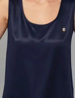 بلوز زنانه راحت سرمه ای پیرکاردین