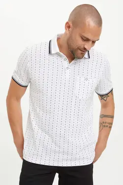 پولوشرت مردانه سفید دفاکتو