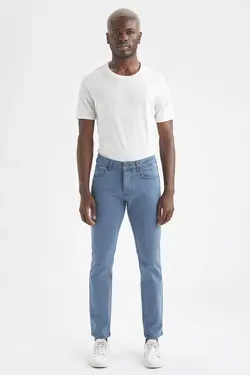 شلوار جین Regular Fit مردانه نیلی دفاکتو