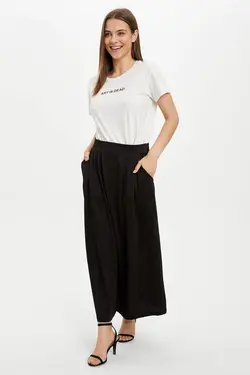 دامن زنانه سیاه دفاکتو
