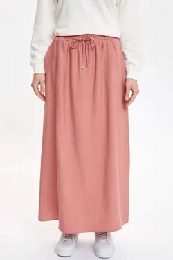 دامن زنانه نارنجی دفاکتو