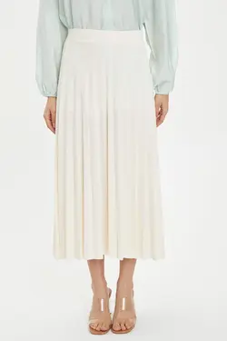 دامن زنانه سفید تیره دفاکتو