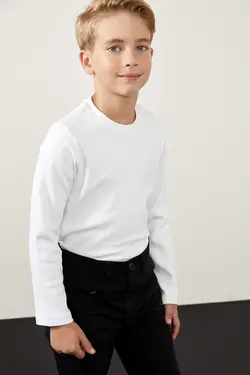 سویشرت پسرانه سفید دفاکتو