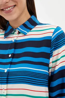 تونیک زنانه فیروزه ای دفاکتو