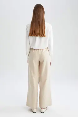 شومیز آستین بلند زنانه سفید دفاکتو