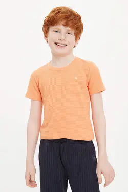 تی شرت پسرانه نارنجی دفاکتو