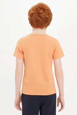 تی شرت پسرانه نارنجی دفاکتو
